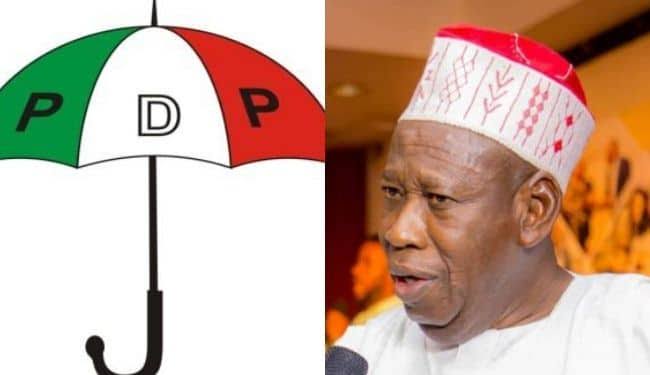 BREAKING: &ldquo;Party of Thieves&rdquo; &ndash; PDP slams APC over Appointment of Ganduje as National Chairman