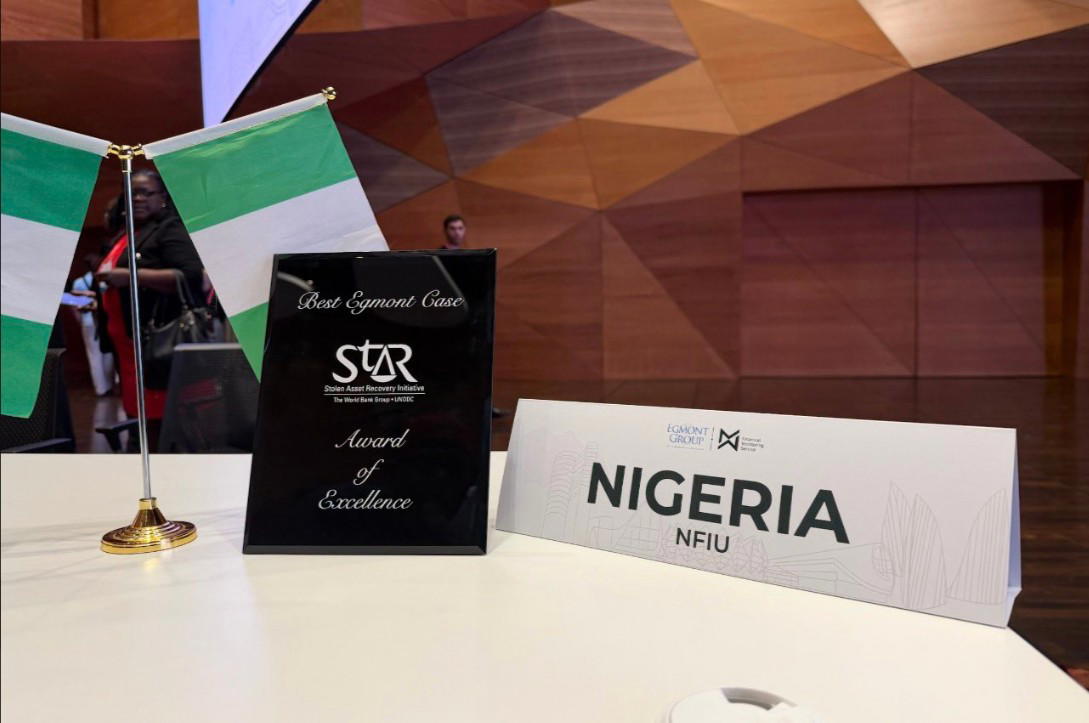 Nigeria shapes global anti-money laundering fight, wins top Egmont award